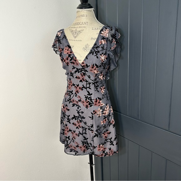Lovers + Friends Dresses Nwt Lovers Friends The Lukas Velvet Mini